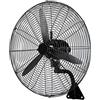 HLILY Ventilatore da Parete,Industriale Ventilatore Oscillante A Parete,3 velocità,Ventola Turbo in Metallo,per Casa E Ufficio Ristorante- Motore Potente E Silenzioso(Nero 55cm-78cm)