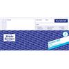 Avery Zweckform 1020 kurzbrief fori, formato (1/3) - 100 fogli - bianco mit Blaupapier, 1er Pack Blue, White