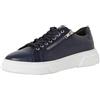 MARCO TOZZI by Guido Maria Kretschmer Sneakers Uomo Basse in Pelle con Zip, Blu (Navy), 43 EU