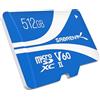 SABRENT Scheda Micro SD 512GB Rocket V60 | Memoria microSDXC Card UHS-II | Video 8K, A1 (SD-MT60-512GB)
