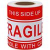 HYBSK Hylabelest - Etichette adesive con scritta Handle with Care This Side Up Fragile, 101 x 152 mm, per indirizzi di spedizione