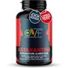 PARAFARMACIA, ORGANIC VITAMINS & FOOD OVF Astaxantina Naturale - L'unica a 8mg x Capsula e non per dose - Il migliore antiossidante estratto da Haematococcus Pluvialis, per Proteggere il tuo Corpo dall'Ossidazione per 3 mesi - 90 capsule