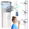 chimoo Aerosol Portatile Silenzioso,USB-C Macchina Aerosol Adulti e Bambini Ricaricabile Aerosol Ultrasuoni con 2 Maschere e Boccaglio Aerosol Ultrasuoni Silenzioso per Uso Domestico e In Viaggio