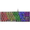 Mars Gaming MK80 Nero, Tastiera Gaming Meccanica TKL FRGB, Antighosting, Switch Meccanico Rosso, Lingua US