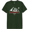 Republic Of California Merepczts049 T-Shirt, Verde, S Uomo