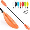 Abahub 218/230/241 cm Pagaia Kayak Alluminio Doppia Remi Kayak Paddle Pagaie da Kayak con Paddle Line per Kayak Barca a Remi Canoa Nero/Bianco/Rosso/Blu/Verde/Arancione/Giallo