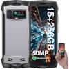 DOOGEE Smini Rugged Smartphone, Mini Telefono 4.5'' QHD+, Android 13 Telefono Robusto, Helio G99 Octa Core, 15GB+256GB, 50MP AI Fotocamera+ 8MP, Batteria 3000mAh 18W Fast Charge, Face ID/GPS/NFC/OTG