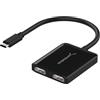 SABRENT Adattatore da USB Tipo C a Doppio HDMI [Compatibile Solo con i Sistemi Windows] (DA-UCDH)