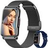 Kesasohe Smartwatch Donna,1.47" Smart Watch con 124 Modalità Sportive/ SpO2 /Cardiofrequenzimetro/ Sonno Orologio Fitness, Promemoria Fisiologici IP67 Notifiche Messaggi Contapassi per Android iOS Rosa