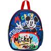 Mickey Mouse Zaino Asilo Small - MICKEY MOUSE, Multicolore - Tasche Laterali Porta Borraccia, Tasca Frontale, Zainetto Asilo Bambino - Zaino Scuola Kid