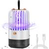 Skibiles Lampada Antizanzare Elettrica, UV Antizanzare Elettrica Attira Mosche, Falene e Zanzare, Senza Sostanze Chimiche, Adatto per Casa Giardino Campeggio Interni ed Esterni, Risparmio Energetico