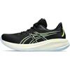 Asics Gel-Cumulus 26, Sneaker Uomo, Nero Giallo Sicurezza, 43.5 EU