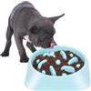 IATAHI Ciotola Anti Ingozzamento per Cani e Gatti - Alimentazione Lenta, Anti-scioglimento, Slow-Eating Bowl