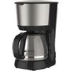 alpina Macchina Caffè 750 W - Macchine Caffe con filtro riutilizzabile - Macchina da Caffè con caraffa in vetro da 1,25 L - 10 Tazze di Caffè alla Volta - Macchina Caffe Americano - Nero