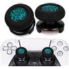 Playrealm FPS Thumbstick Grip Copri Levette Analogiche e Estensore Stampa Gomma da Cancellare Silicone Presa Copertina 2 Set per PS5 Dualsenese e controller PS4 (Tentacolo Demone Del Mare Profondo)