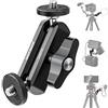 NEEWER Magic Arm Articolato Flessibile con Doppia Testa a Sfera, Lega di Alluminio Lavorata a CNC con Viti e Fori da 1/4 per Monitor della Fotocamera, Luce LED,Compatibile con SmallRig Gabbia,UA012