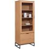 Inter Link - Cassettiera - Credenza - Vetrina - Buffet - Pino massiccio - 2 ante - 2 - Rovere Colori - VIVO 2T