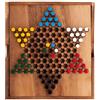 Engelhart - 350300 - Dama Cinese in Scatola di Legno - Gioco da Tavolo per 2-6 Giocatori - Ecologico - Dai 7 Anni in Su - Dimensioni: 13 x 14,3 x 3 cm