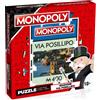 Winning Moves - via Posillipo, Napoli, Puzzle Monopoly 1000 pezzi - Ed. italiana