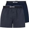 BOSS 2p Boxer Shorts EW, Dark Blue404, M (Pacco da 2) Uomo