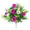 Flair Flower Bouquet di rose artificiali con fiori di lavanda, 52 cm, bouquet di fiori artificiali