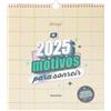 Mr. Wonderful Calendario da parete Raschio-Gratta 2025-2025 motivi per sorridere - Include 2 fogli di adesivi