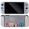 ENFILY Cute Stitch Strawberry Bear Custodia Protettiva per Nintendo Switch OLED, Cute Bling Clear Soft TPU Slim Cover, Kawaii Dockable Case for NS, Sparkle Skin Set