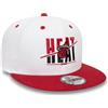 New Era NBA 9FIFTY - Berretto Miami Heat bianco/rosso, bianco, Medium-Large