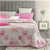 MAXIME MAISON - Copriletto Matrimoniale Estivo, Primaverile (100 gr/mq) Trapuntino Estivo Matrimoniale, Trapunta Matrimoniale Primaverile Leggera, Letto Mezza Stagione in Raso di Cotone Satin