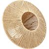 Yardwe Tessuto Paralume In Rattan Da Tavolo Paralume Lampade Da Terra Copertura Di Ricambio Rustico Lampada Da Soffitto Sfumature Per Lampada Da Parete Camera Da Letto Soggiorno Cucina