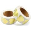 oupados 1000 Pz Adesivo Cuore d'Oro Adesivo di Cuore Etichette Adesive Matrimonio per Decorare Buste, Sacchetti Regalo, Regali di Natale, Inviti di Nozze (500 Pezzi/Rotolo)