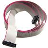 Easyricambi - Cavo Flat connettore a 16 Poli per collegare Il Display Tastiera alla Scheda centralina Micronova stufe a Pellet Lunghezza 150cm Cavo Piatto con attacchi elettrici Femmina a 16 contatti