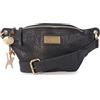 CATWALK COLLECTION HANDBAGS - Vera Pelle - Marsupio da Donna/Borsello da Cintura/Moda - Ariana - NERO BB