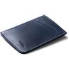 Bellroy Card Sleeve (porta carte in pelle pregiata o portafoglio minimalista, può ospitare da 2 a 8 carte o biglietti da visita, spazio per banconote piegate) - Navy