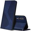 ZONNAVI Cover per Huawei P20 PRO, Flip Custodia Pelle PU con [Slot Cart] [Supporto Stand] [Magnetica], Cover a Libro Portafoglio per Huawei P20 PRO (Blu)