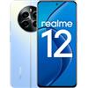 realme smartphone 12 8+128 GB, SUPERVOOC da 67W, Processore Snapdragon 685, Display AMOLED da 120 Hz, Fotocamera ritratto Sony LYT-600 OIS, Batteria di lunga durata da 5000 mAh, Skyline Blue