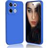 DESSEN Cover per Xiaomi Redmi Note 13 Pro 5G / Poco X6 5G - Silicone Custodia Antiurto Protezione Fotocamera Case Sottile e Morbida TPU Bumper Antishock Anti-Impronte, Blu Scuro