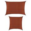 BB Sport Tenda Velo Sole Vela Sole Ombreggiante HDPE Protezione Solare UV 90% Parasole Giardino Esterni, Colore:Terracotta, Dimensione:2m x 3m