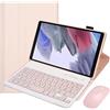 Generic Custodia con Tastiera per Samsung Galaxy Tab A7 Lite da 8,7 Pollici 2021 Modello (SM-T220/T225/T227), Copertura con Supporto Leggero con Tastiera Staccabile Magneticamente,Mouse Bluetooth,Rosa