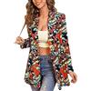 Surttan Blazer Donna Business Elegante Elasticizzate Manica Lunga Aperto Davanti Colletto Cappotti Carriera Casual Cappotto da Ufficio Slim Fit Tailleur da Lavoro Bottone Outwear Oversize Cerimonia