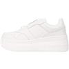Tommy Jeans Sneaker Retro Basket in Pelle Bianca