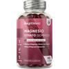 WeightWorld Magnesio Citrato in 90 Gommose Vegane, Aroma Naturale di Uva, il Magnesio Contribuisce alla Riduzione della Stanchezza e dell'Affaticamento (EFSA) 1+ Mese, 160mg per Dose, Senza Grassi, Senza Glutine