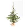 XONE Pinetto PE Effetto Real Touch 150cm | Mini Albero di Natale Artificiale con Base in Juta