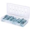 KS Tools 970.0380 Assortimento di viti a gancio e ad occhiello, 151 pz