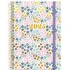 Miquelrius - Agenda 2025, Agenda annuale 155x213 mm, Agenda settimana vista, copertina cartone foderato plastificato, spirale, chiusura elastica, carta 80 g/m², spagnolo, inglese e portoghese,