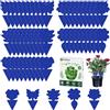 TRIITECH 50 Pezzi Trappola per Moscerini, Moscerini Piante, Carta Moschicida Blu a Doppia Faccia per Uso Interno ed Esterno