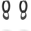 Liebeskind Berlin LJ-1565-E-20 - Orecchini IP Black, 1,8 cm, Acciaio inossidabile, Nessuna pietra preziosa