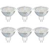 Akynite Lampadina MR16 GU5.3 12V 3W LED Luce Fredda 6000K, Ø50mm, 120 Gradi, 300LM, GU5.3 20W Alogena Equivalente, Faretto LED GU5.3 12V AC DC per Bagno Cucina, non-dimmerabile, set di 6