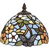 Perenz Paralume Tiffany modello T1002U Paralume costruito in vetro colorato