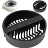 Your Day Mate Filtro per capelli per il set di scarico della doccia, 2 pz, nero, compatibile con Viega Tempoplex modello 6963, 6962, 6961, 6960, raccogli capelli per la doccia, filtro capelli per scarico doccia